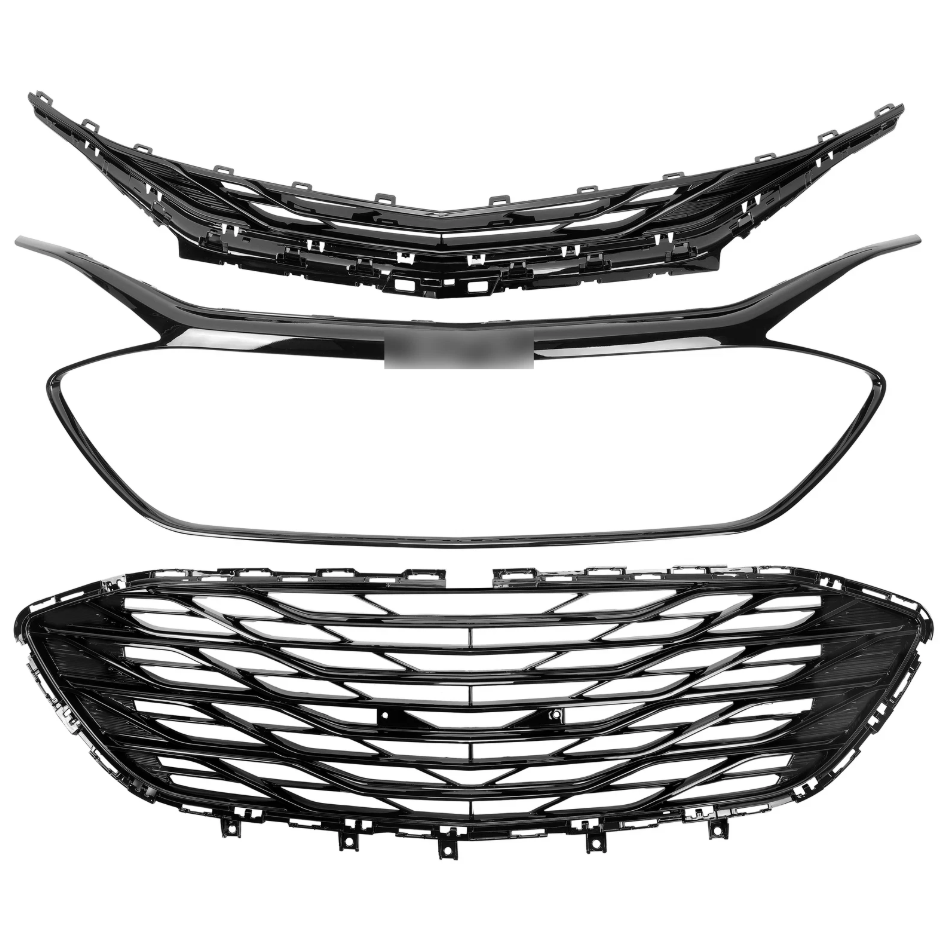2019–2024 Chevrolet Malibu Complete Front Bumper w/ Black Trim – Direct Fit Replacement (Copy)