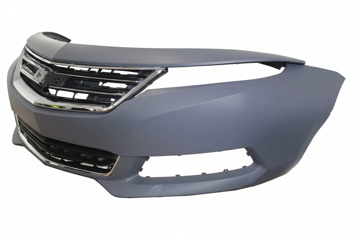 Front Bumper Cover for 2014-2020 Chevrolet Impala | Primed | Ready to Paint | Aftermarket Replacement | Fits LS, LT, LTZ, Premier, Eco