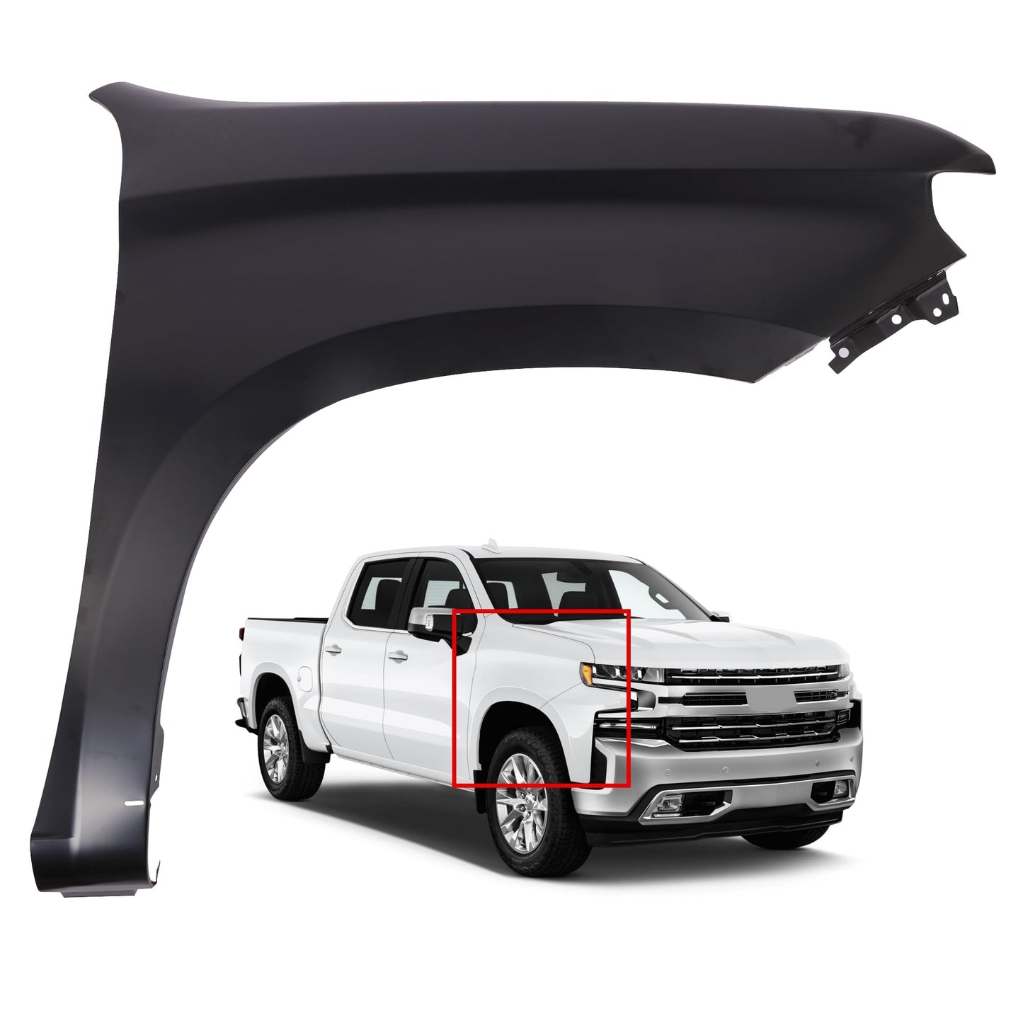 Chevy Silverado Fender Right 2019