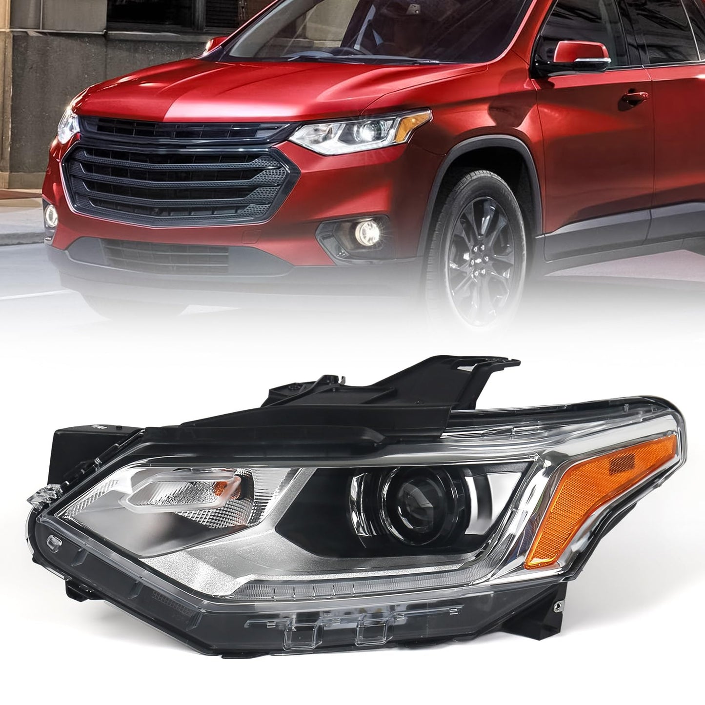 Chevy Traverse Headlight HID Left