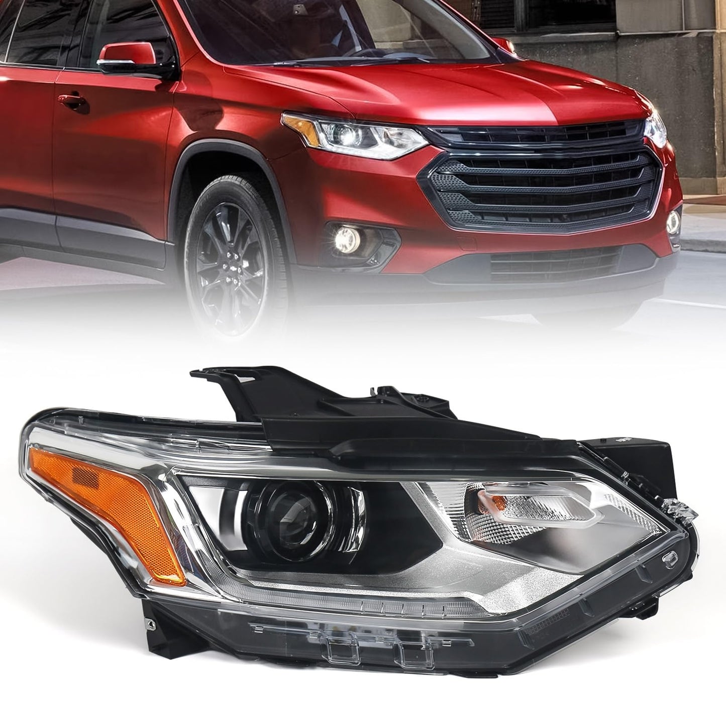 Chevy Traverse Headlight HID Right