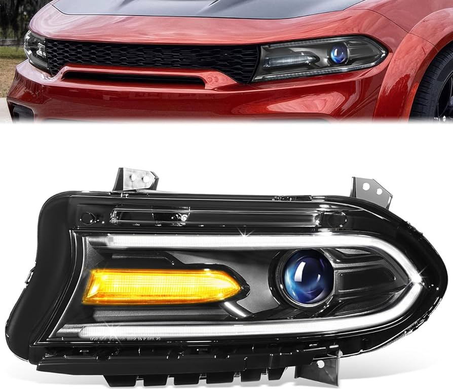 Dodge Charger Headlight HID Left