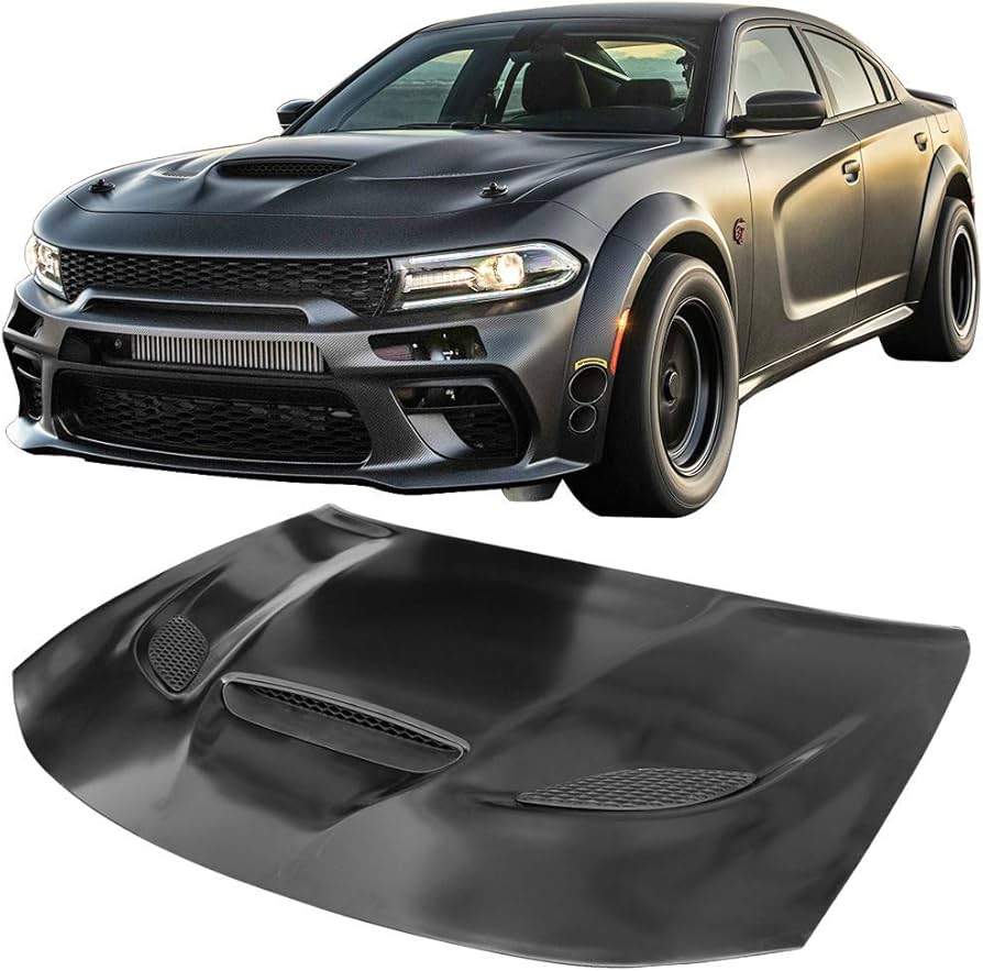 Dodge Charger Hood 3 Scoop 2015+