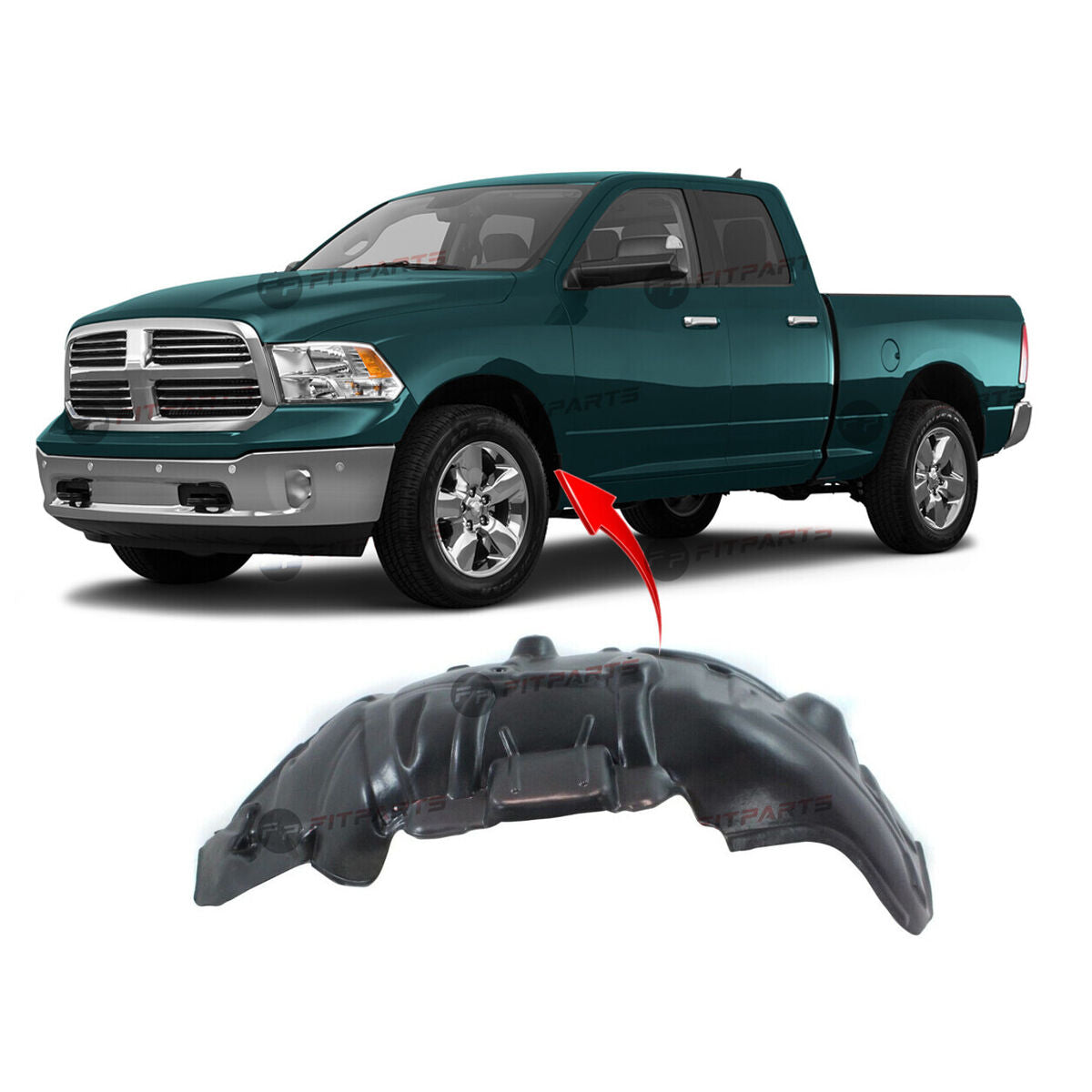 Dodge Ram Fender Liner Left