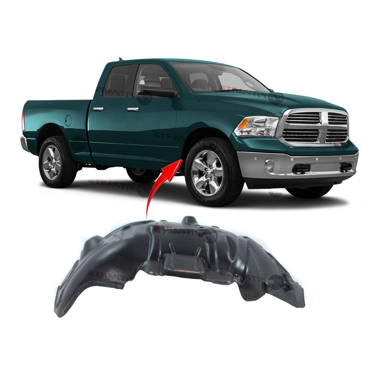 Dodge Ram Fender Liner Right