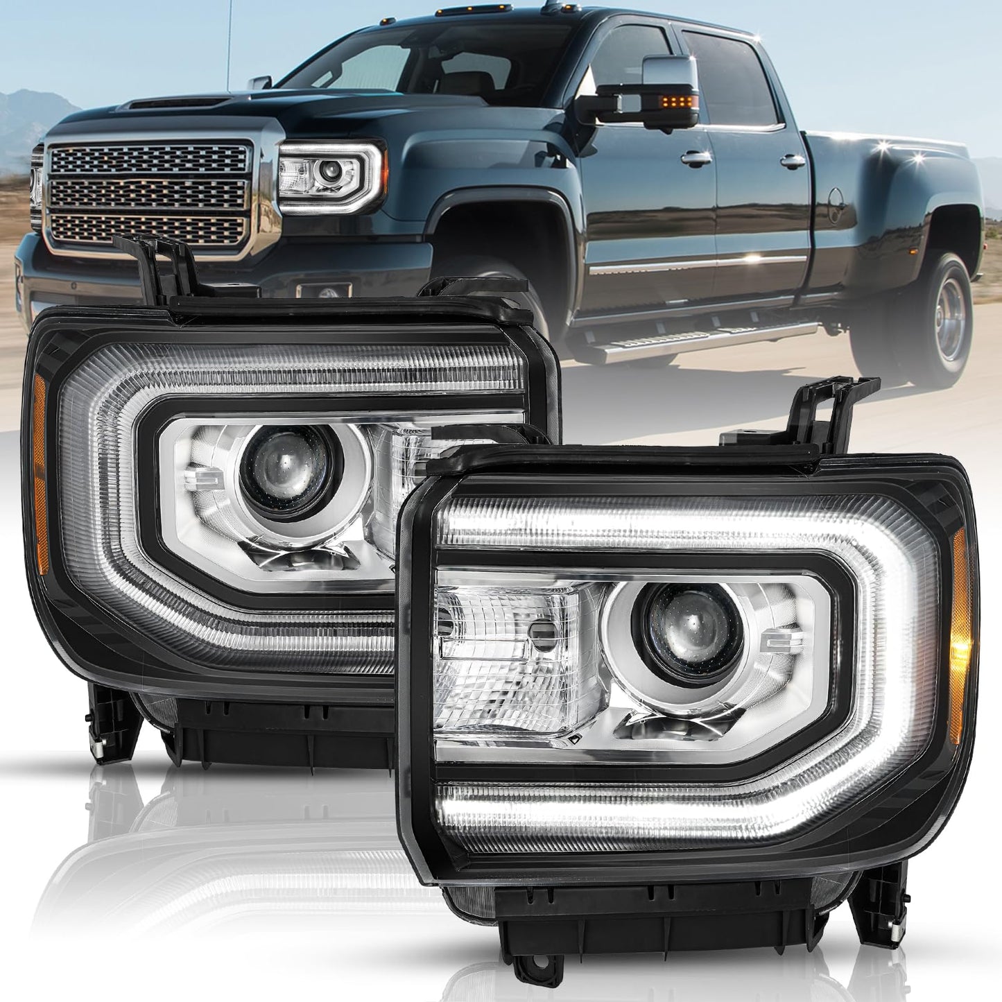 GMC Sierra Headlight HID set