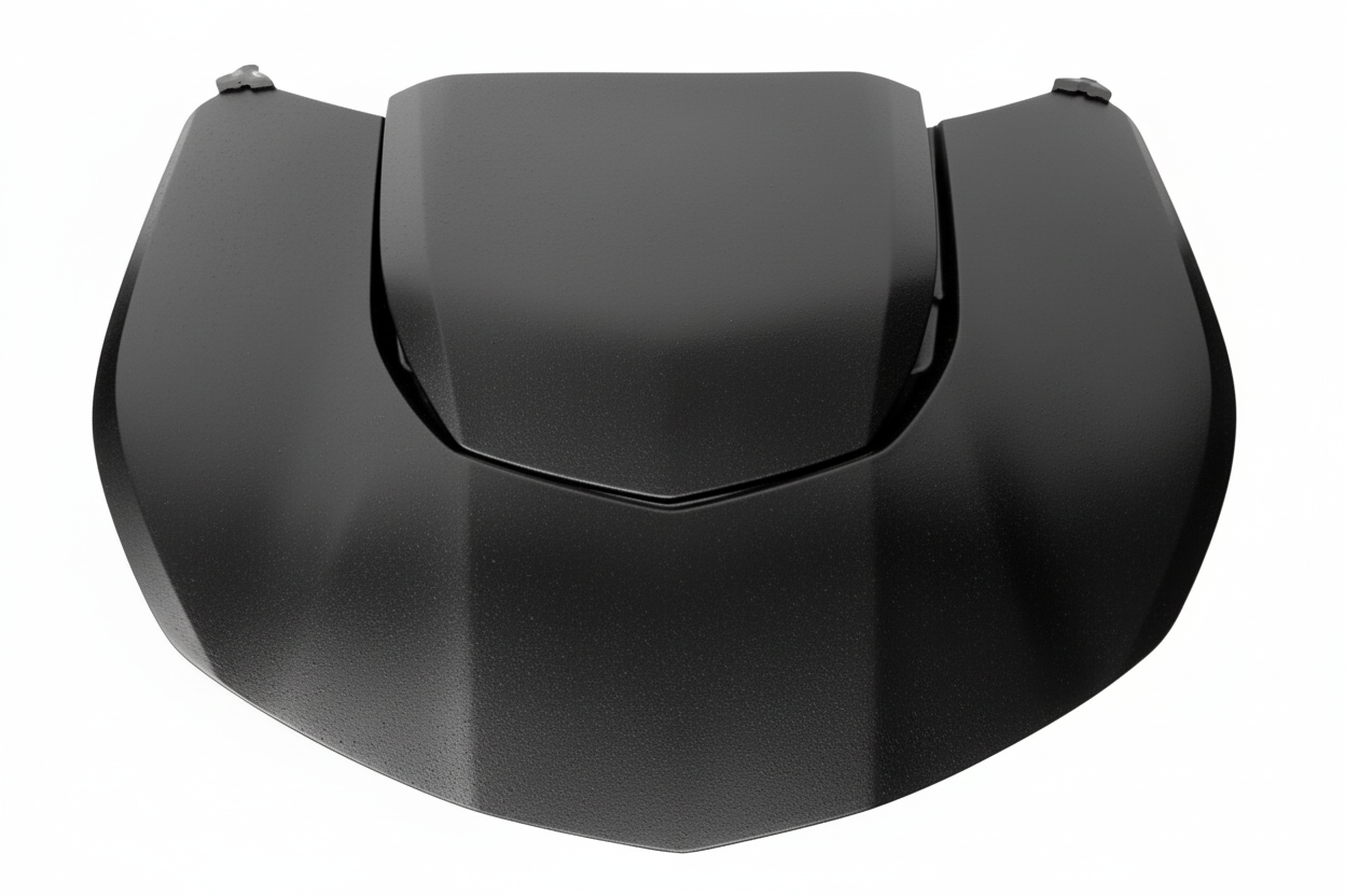 ZL1 Style Hood for 2016-2021 Chevrolet Camaro 6th Gen | Primed | Vented Heat Extractor Ram Air Scoop | Aluminum | Aftermarket | Fits LS, LT, RS, SS, ZL1