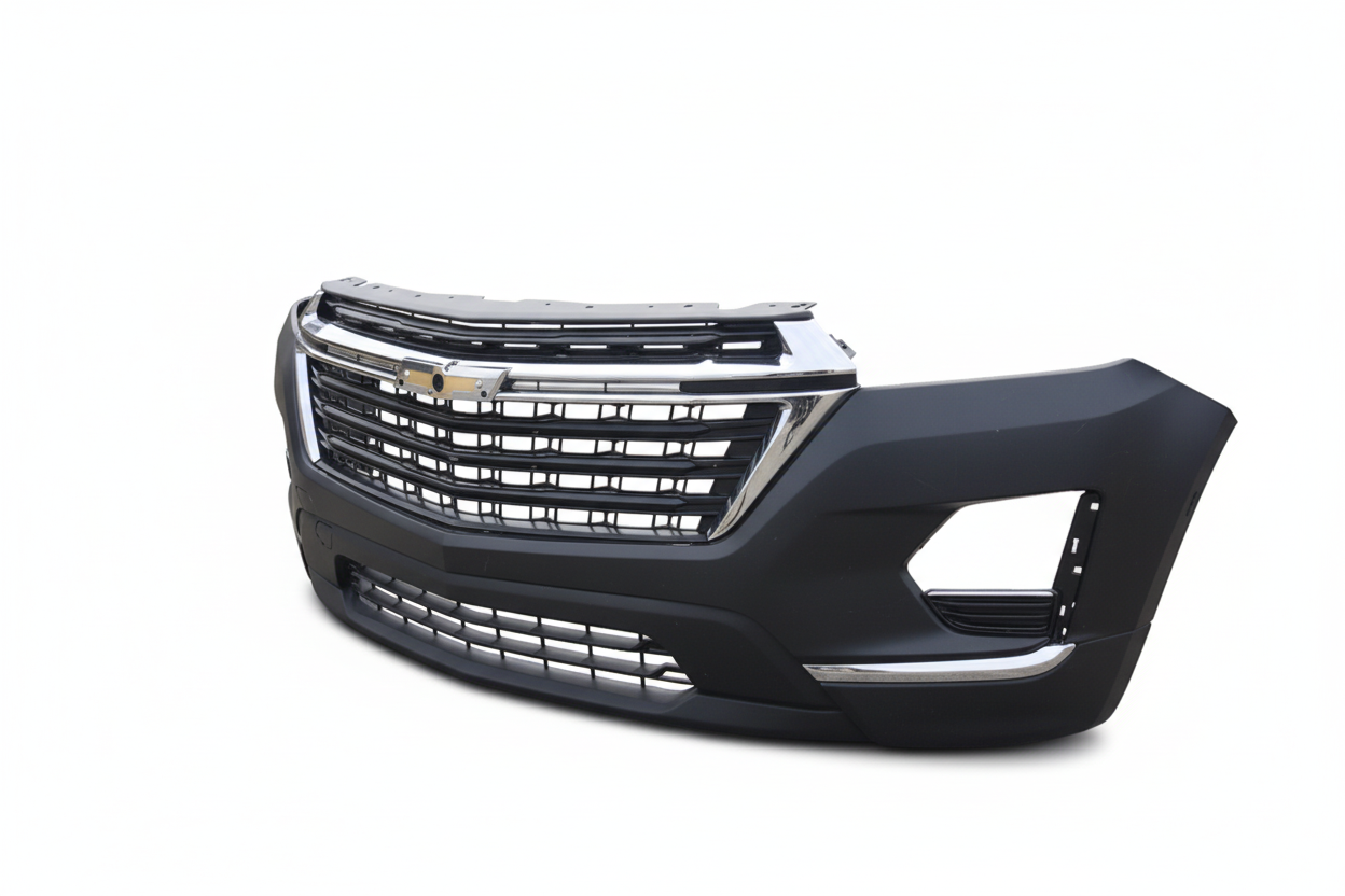 Front Bumper Cover for 2018-2021 Chevy Traverse | Primed | Ready to Paint | Aftermarket Replacement | Fits L, LS, LT, RS, Premier
