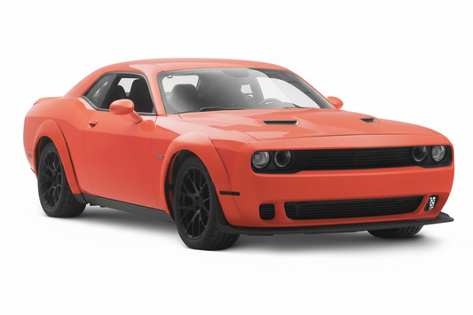 Dodge Challenger Wide Body Kit 2015–2023 | Hellcat Demon SRT Redeye Widebody Conversion | Front & Rear Bumper + Fender Flares + Side Skirts | Primed | Aftermarket