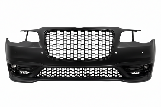 Front Bumper Cover Complete for 2015-2023 Chrysler 300 W/ Sensor| Primed | Aftermarket Replacement