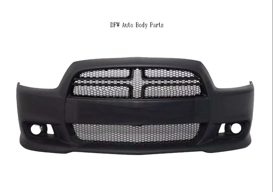 Front Bumper Complete for 2008-2014 Dodge Charger |SRT8 | Primed | Ready to Paint