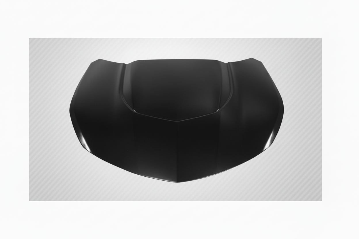 ZL1 Style Hood for 2016-2021 Chevrolet Camaro 6th Gen | Primed | Vented Heat Extractor Ram Air Scoop | Aluminum | Aftermarket | Fits LS, LT, RS, SS, ZL1