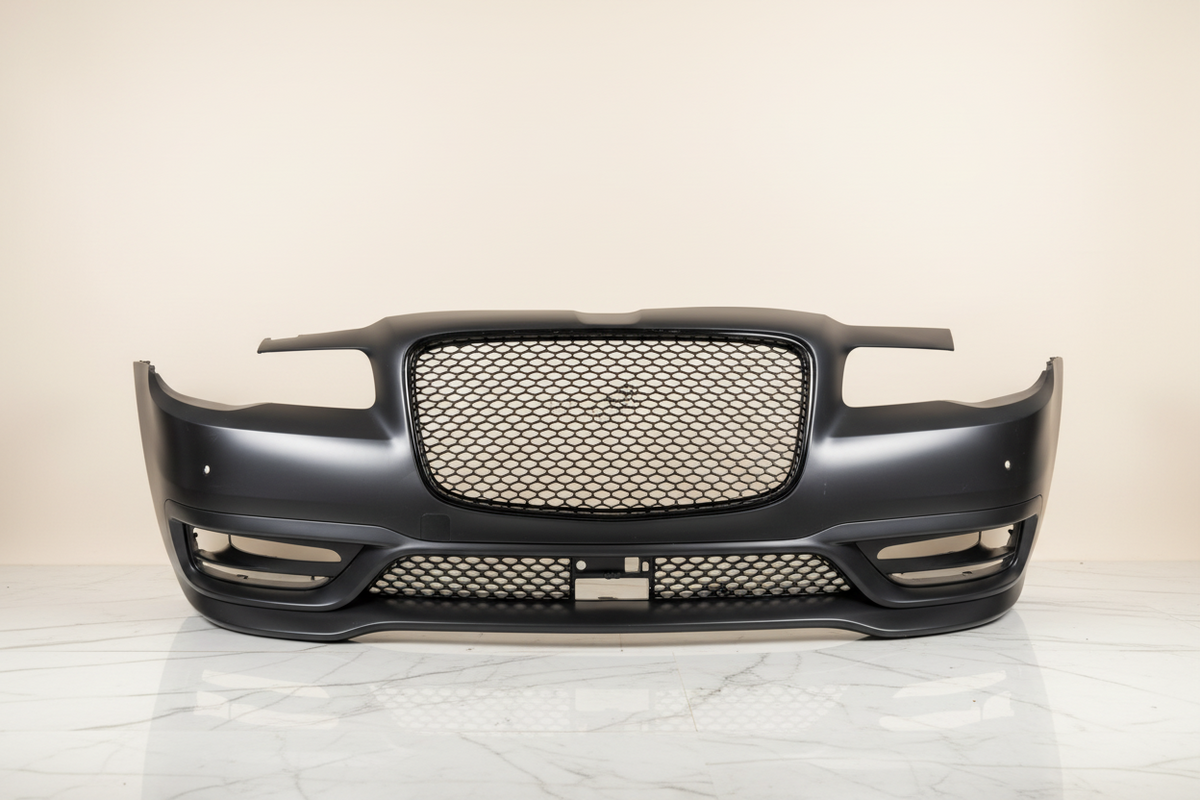 Front Bumper Cover Complete for 2015-2023 Chrysler 300 W/o Sensor| Primed | Aftermarket Replacement