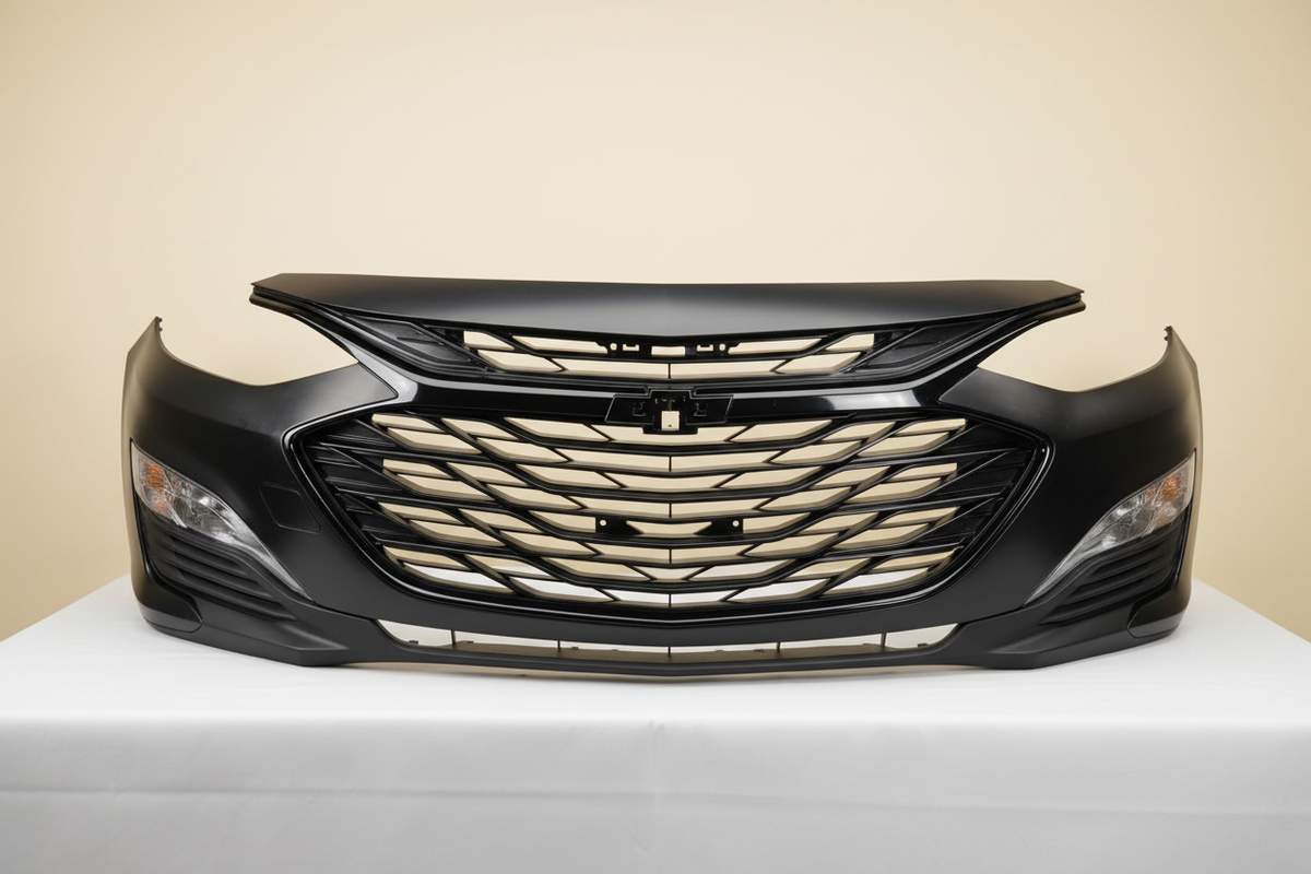 2019–2024 Chevrolet Malibu Complete Front Bumper w/ Black Trim – Direct Fit Replacement (Copy)