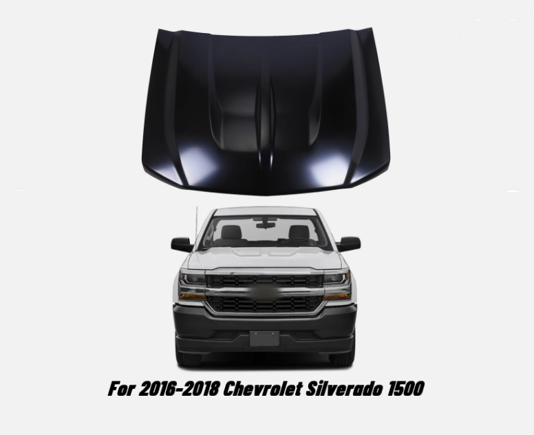 For 2016 2017 2018 Chevrolet Silverado 1500 Hood Primed