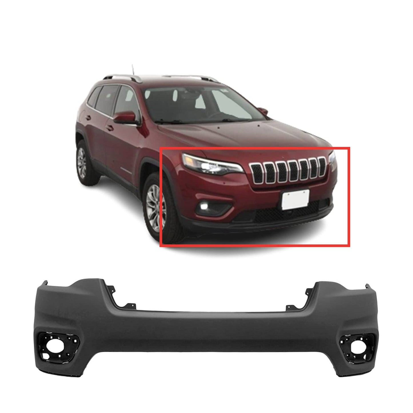 Jeep Cherokee Front Bumper 2019