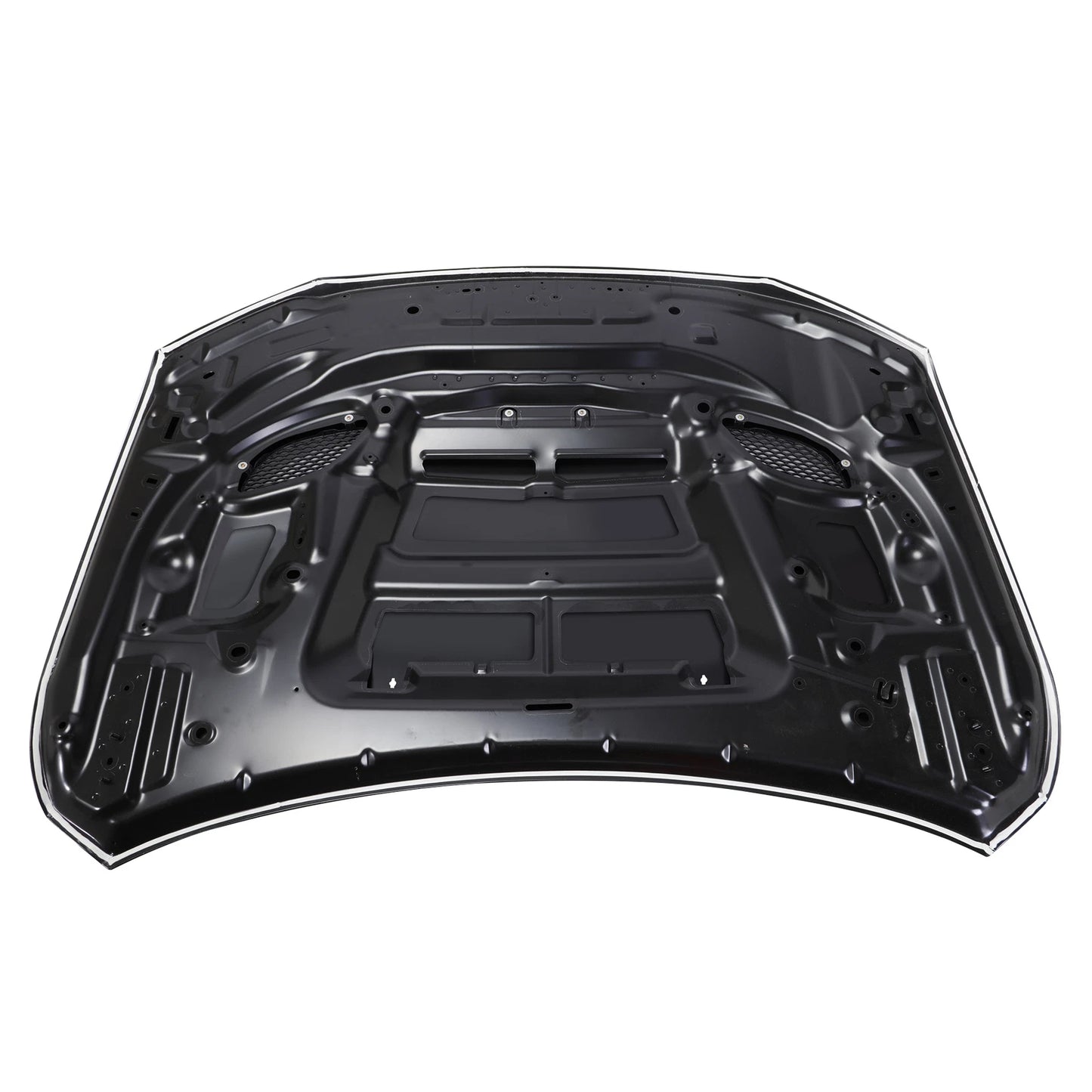 SRT Hellcat Style Hood for 2011-2023 Dodge Durango | Primed | Heat Extractor Vented Scoop | Aluminum | Aftermarket Replacement | Fits R/T, SRT, SXT, GT, Citadel